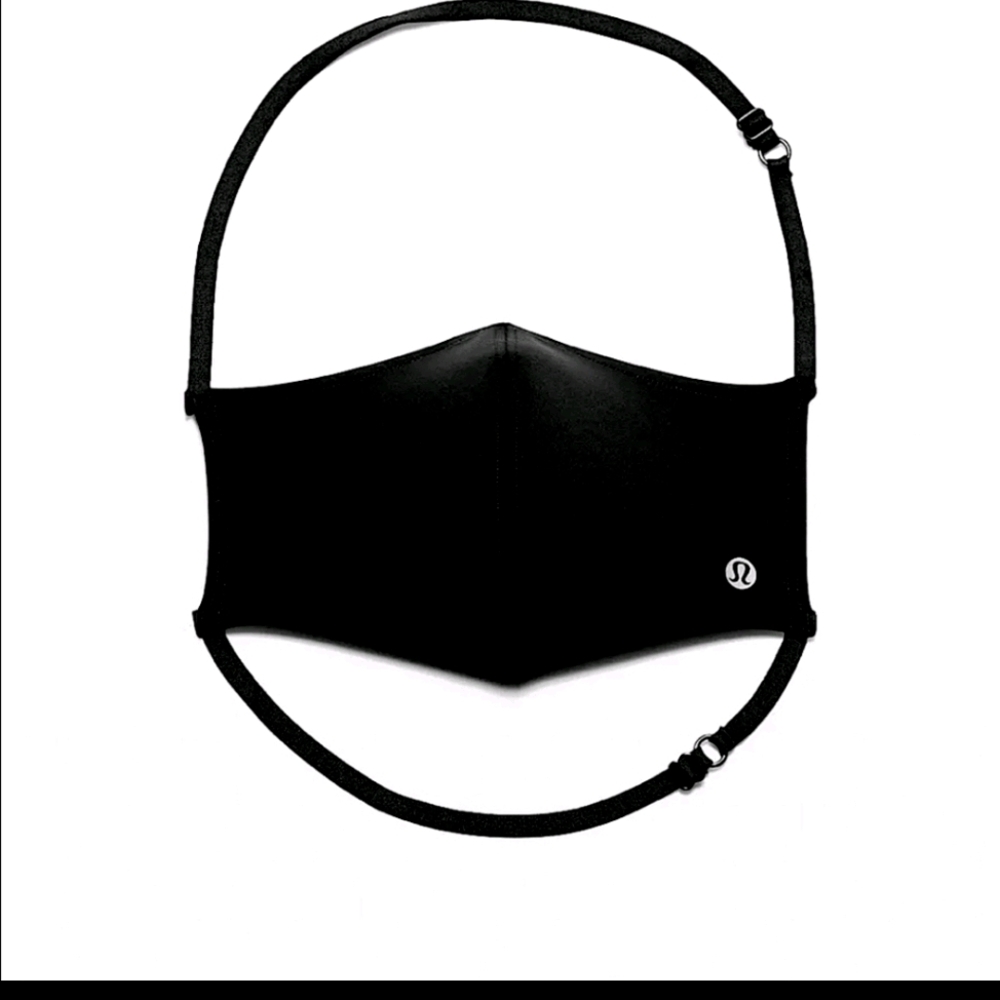 Lululemon Black face mask Ultralight fabric